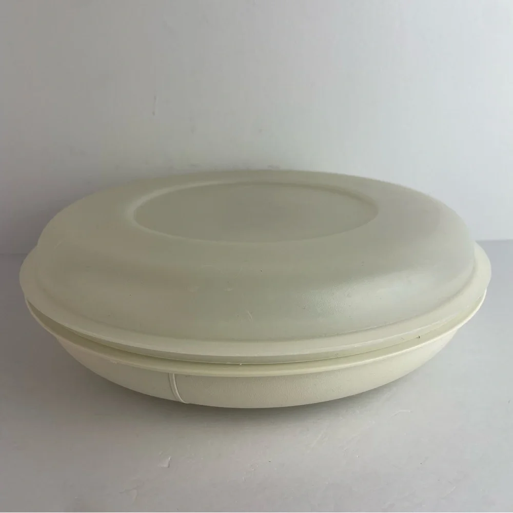 Tupperware Covered Divided Storage Dish 1708-6